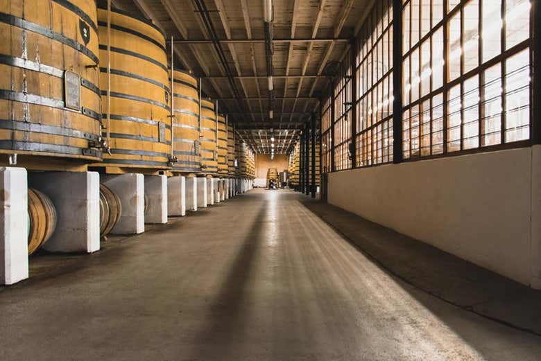 Fûts de la distillerie de Cognac Braastad 