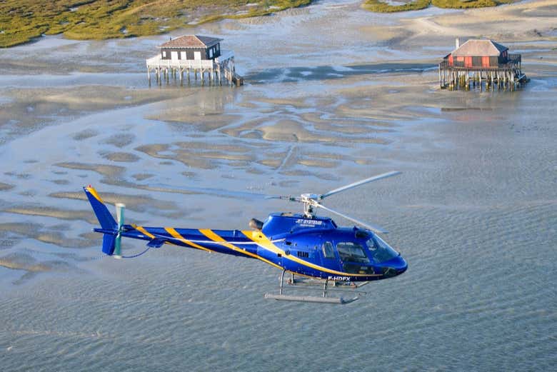 Vol en hélicoptère à Arcachon