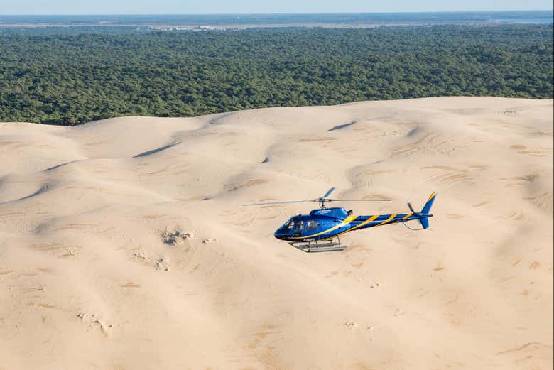 Survol de la dune du Pilat