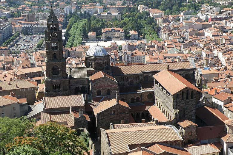 Bird's eye view of the cathedral