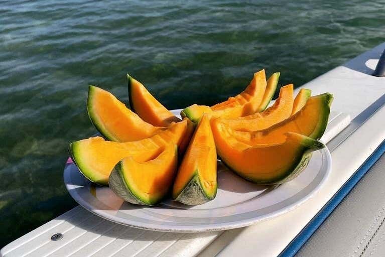 Fruits à bord pendant la traversée