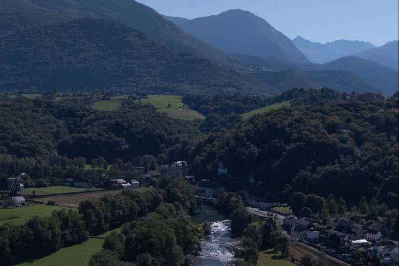 Río Gave de Pau a su paso por el Valle de Pau