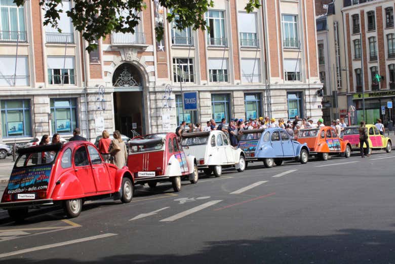 Voitures Citroën dans le centre de Lille