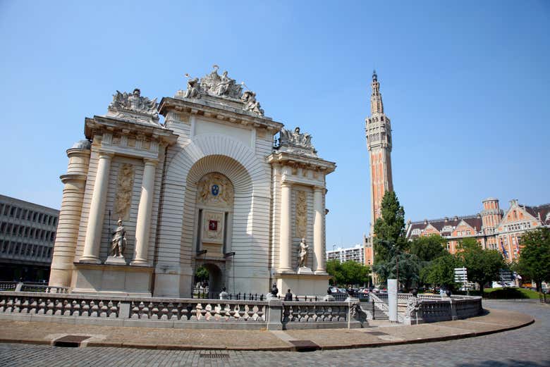 Porte de Paris et Beffroi de Lille