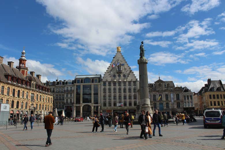 La Grand Place de Lille es el corazón de la urbe