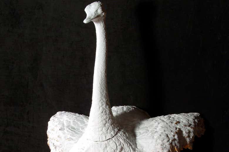 A porcelain figurine