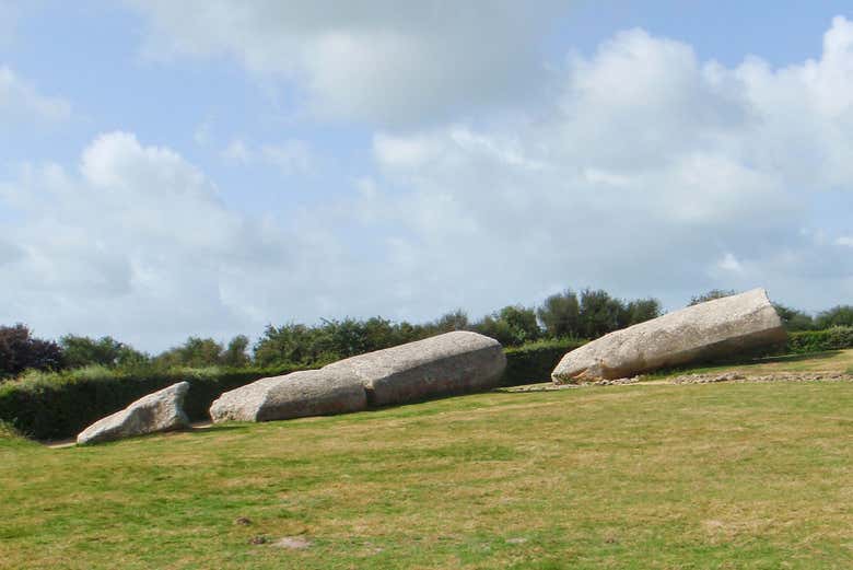 Fragmented menhir of Er Grah