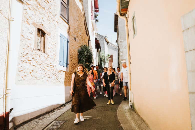 Recorriendo el centro histórico de Lourdes