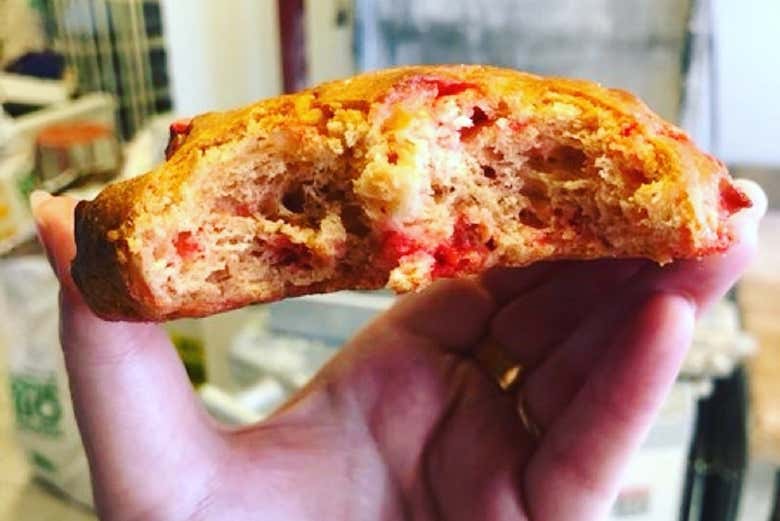 Brioche de pralinê, uma especialidade de Lyon