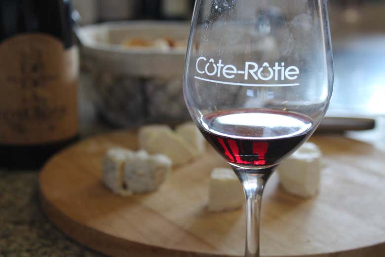 Degustación de vinos del valle del río Ródano