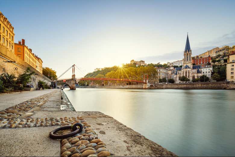 Rio Saona em Lyon