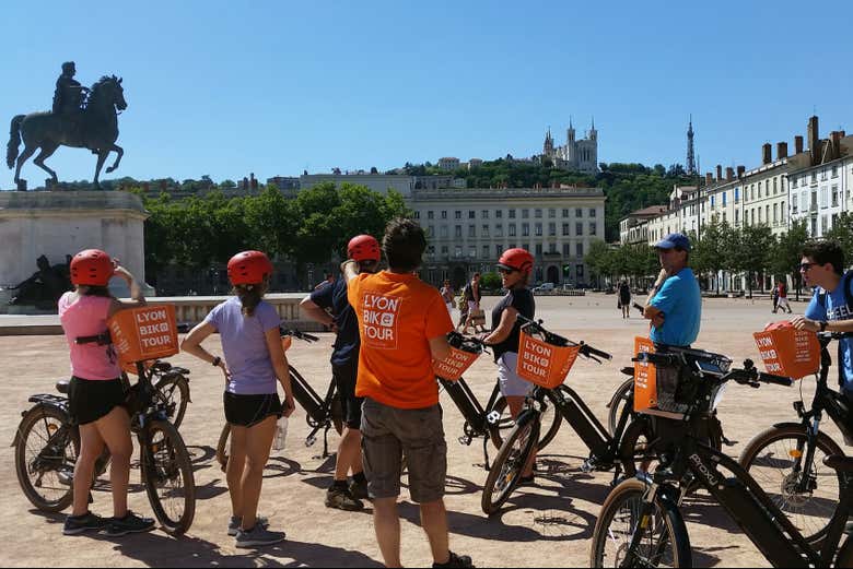Visite de la place Bellecour