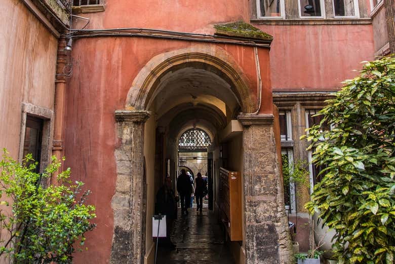 Acesso a um dos traboules