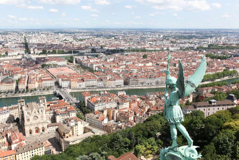 Vue panoramique de Lyon 