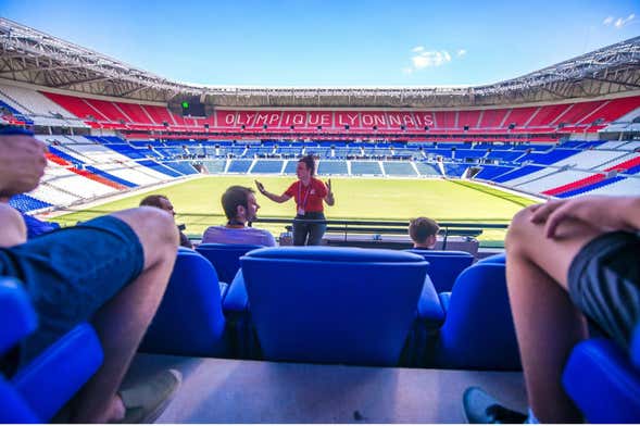 Tour por el estadio del Olympique de Lyon