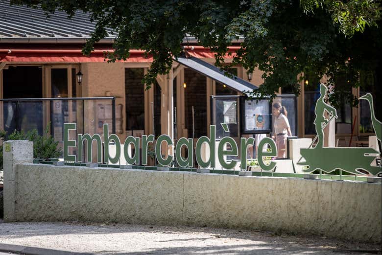 Entrée de l'embarcadère