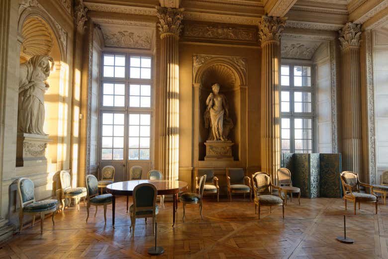 Interior del palacio de Maisons Laffitte