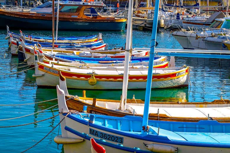 Barcos en el puerto de Cassis