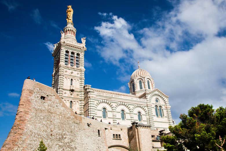 Panoramica di Notre Dame de la Garde