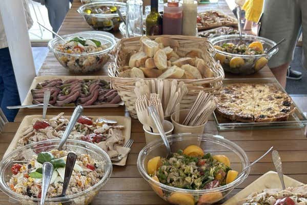 Vous profiterez d'un délicieux buffet
