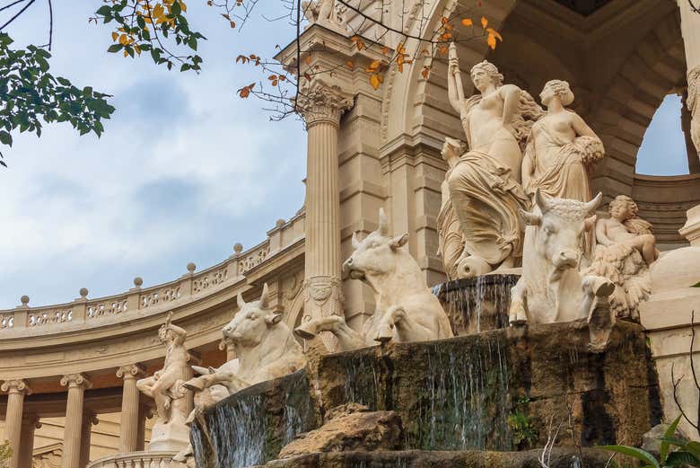 Esculturas de la fuente del Palais Longchamp