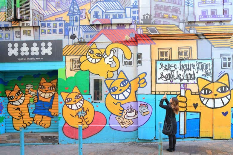 En esta ruta de sabores veremos también el arte del Cours Julien