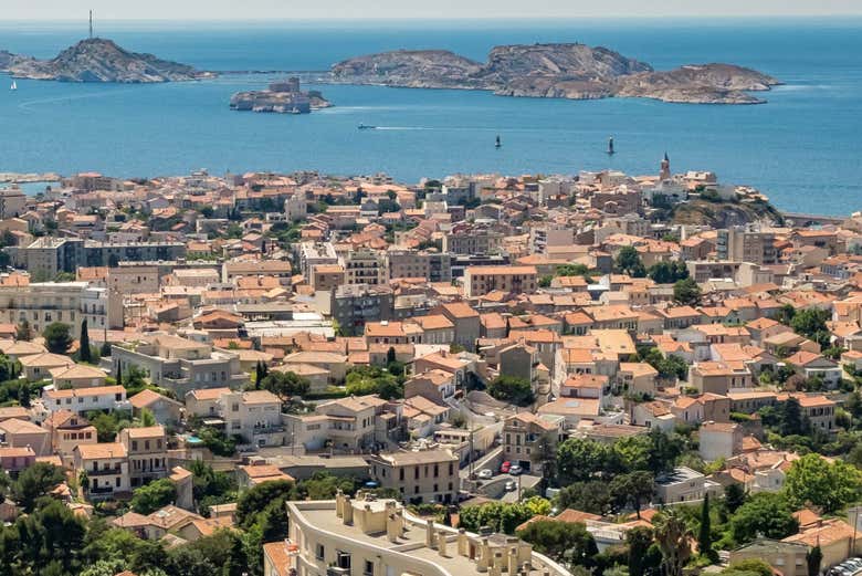 Islands around the Endoume arrondissement