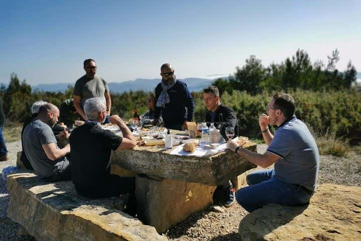 Delicious picnic at the viewpoint