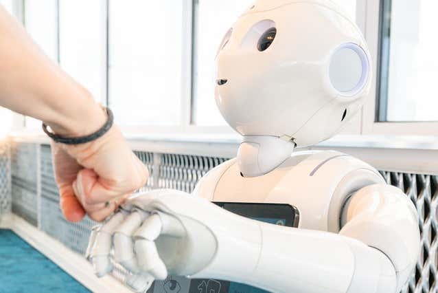 En el mirador podréis interactuar con un robot