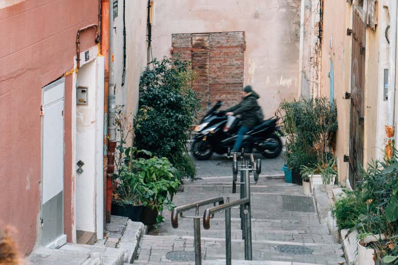 Una delle strade di Le Panier