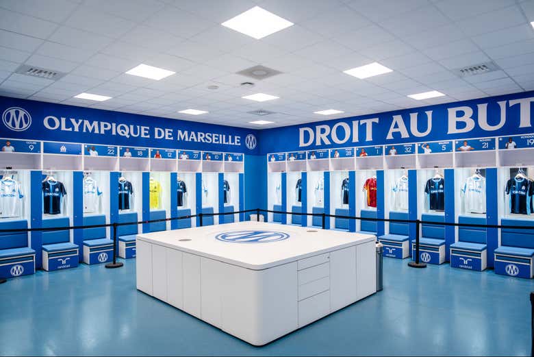 Vestuarios del estadio