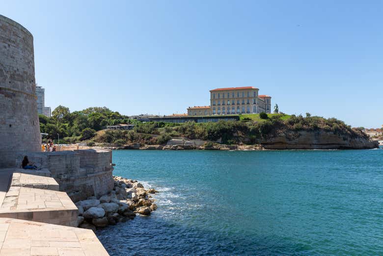 Clear blue waters