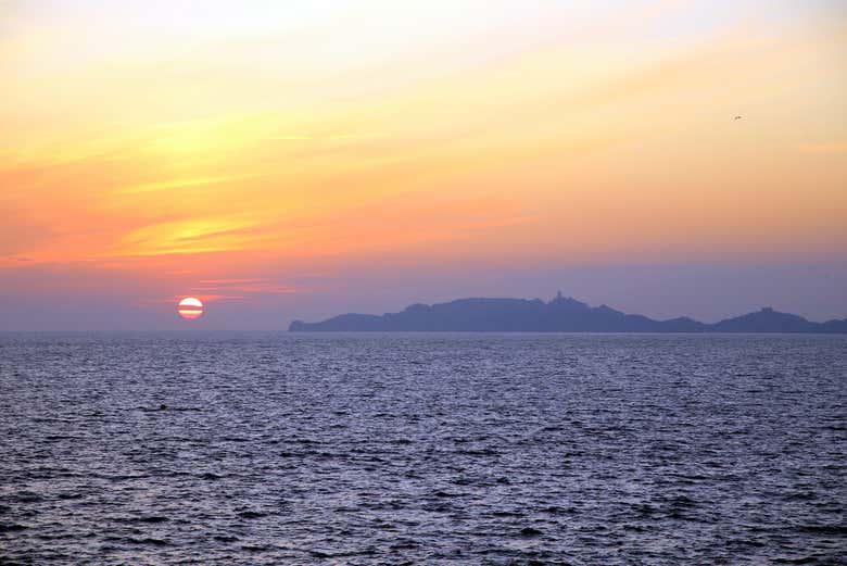 Vous pourrez assister à un coucher de soleil magique