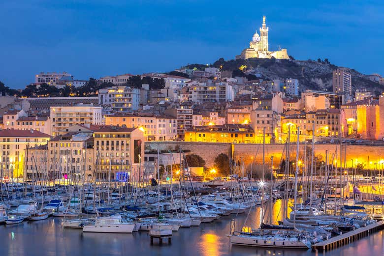Coucher de soleil sur Marseille