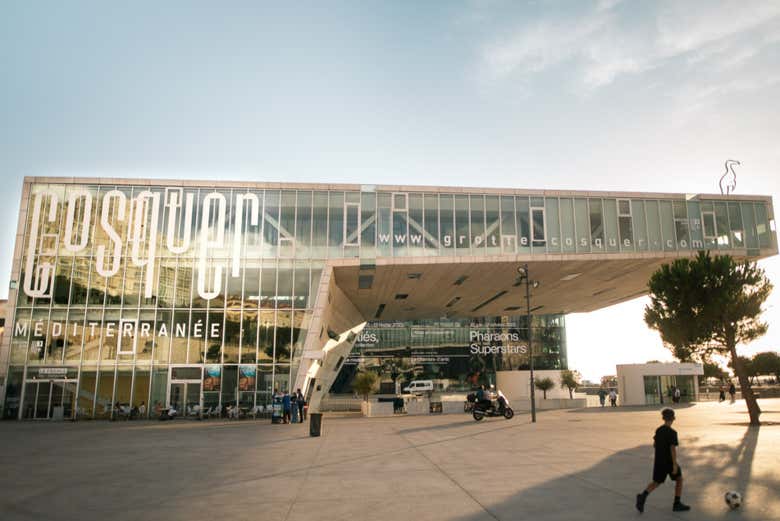 Extérieur du musée Cosquer Méditerranée à Marseille