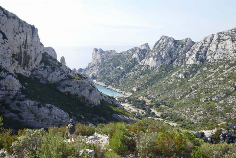 Vue de la crête de Sormiou