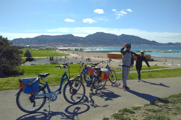 Tour de bicicleta elétrica ao Parque Nacional de Calanques
