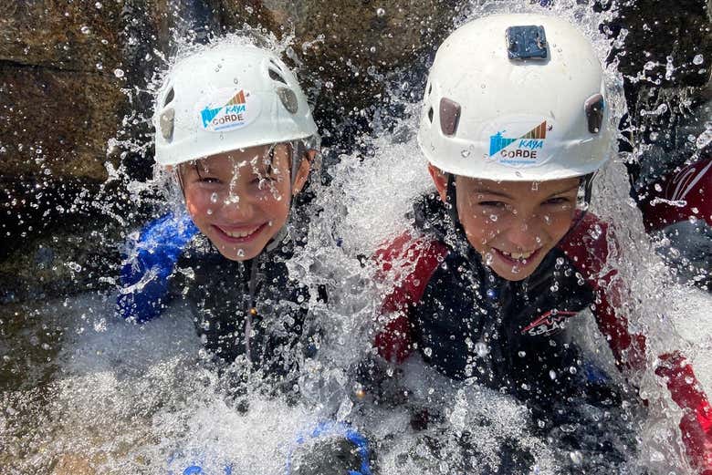 Children enjoying the adventure