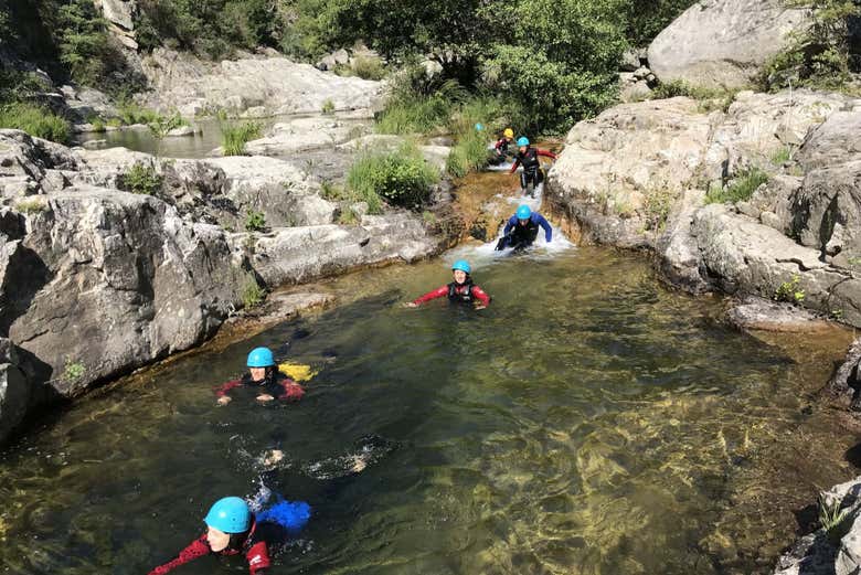 Along the Ardèche river