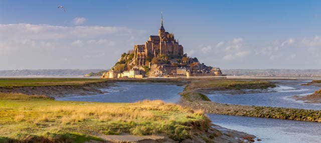 Entrada a la abadía del Mont-Saint-Michel