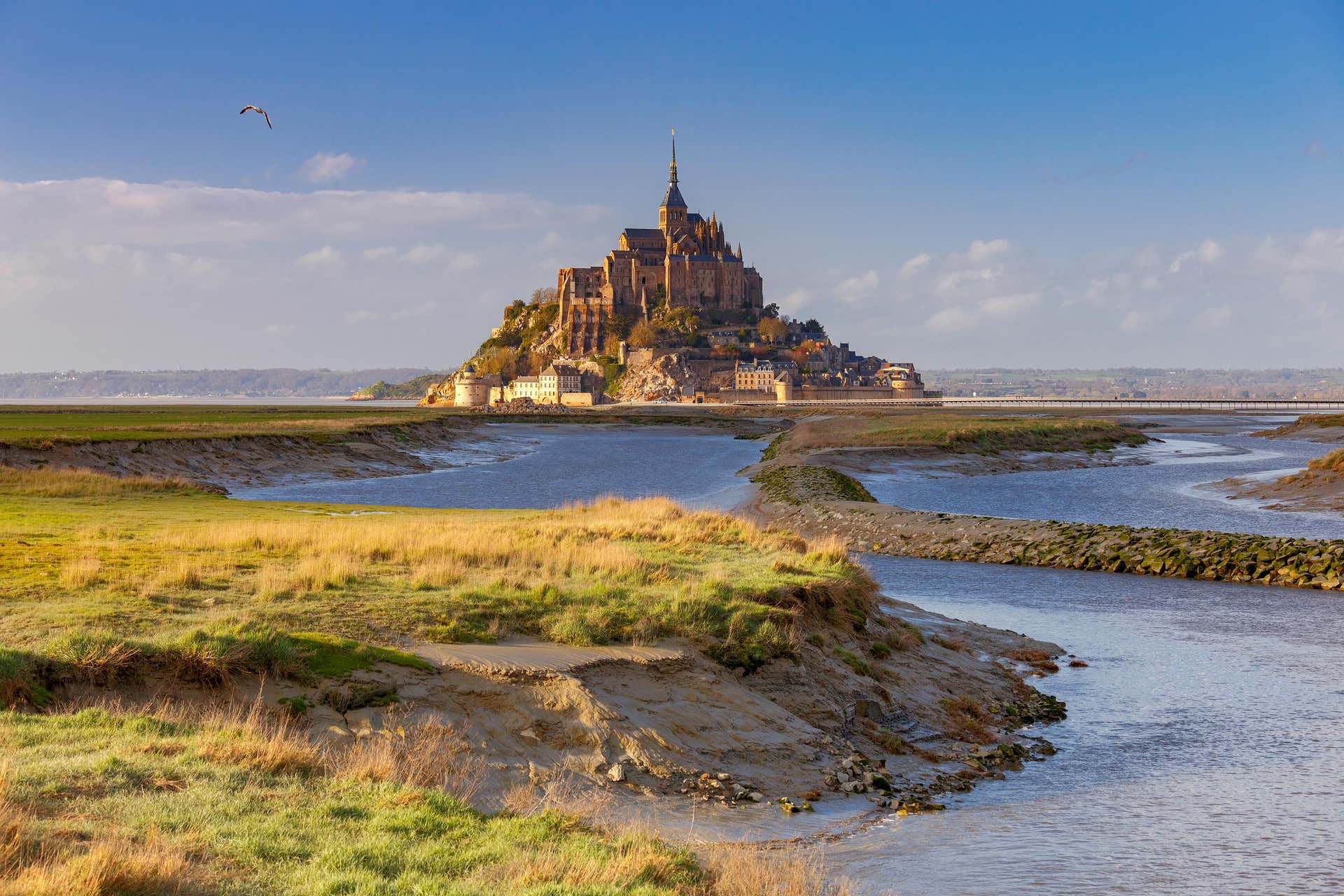 Entrada a la abadía del Mont-Saint-Michel