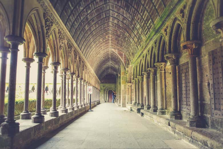 Claustro do Mont Saint-Michel