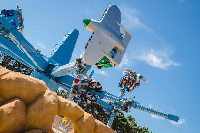 Una de las atracciones más vertiginosas del parque