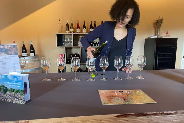 Probaremos diferentes vinos de la comarca