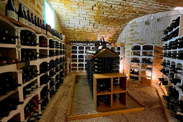 Realizaremos la cata en una cava del centro de Montpellier