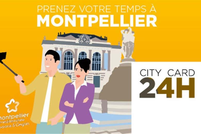 Tarjeta turística de Montpellier