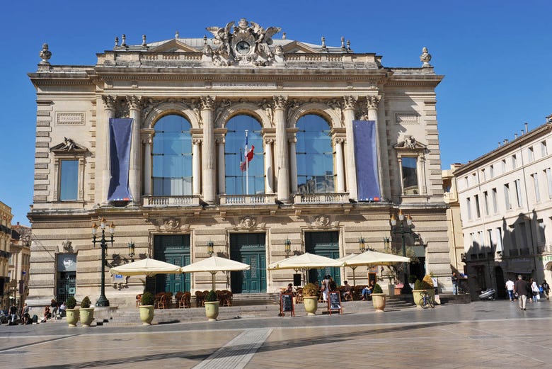 Ópera de Montpellier, en la Place de la Comédie