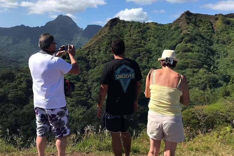 Tomando fotos de tan impresionante entorno