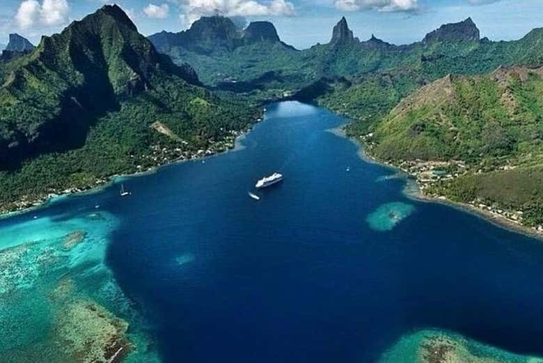 Espectaculares paisajes de Moorea