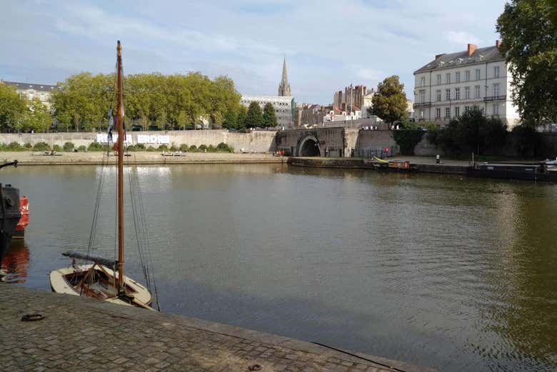Fiume Erdre a Nantes